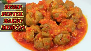 Resep Pentol Bakso Mercon [upl. by Poock]