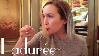 LADUREE PATISSERIE PARIS TRAVEL VLOG  Eileen Aldis [upl. by Art]