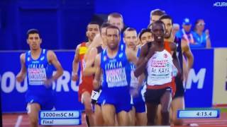 3000 Siepi Uomini  Campionato Europeo 2016Amsterdam08072016 [upl. by Iveel]