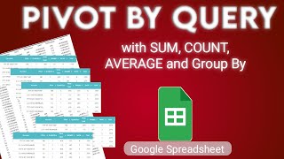 New Way Create Pivot Table using Power Query googlespreadsheet query pivot [upl. by Seften]