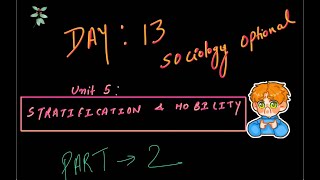 Stratification and mobility part 2 [upl. by Randell]