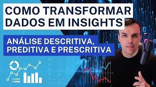 Transformando Dados em Insights Análise Descritiva Preditiva e Prescritiva [upl. by Lawtun638]