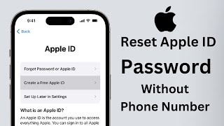 how to reset apple id password without phone number 2024  Forgot Apple ID Password [upl. by Etnovahs541]