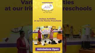 Preschool Activities At Iris Florets Preschools  Play School Franchise in India  Admissions Open [upl. by Samoht]