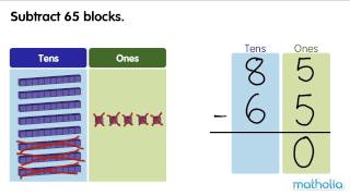 Subtraction to 100 Without Regrouping [upl. by Bohman]