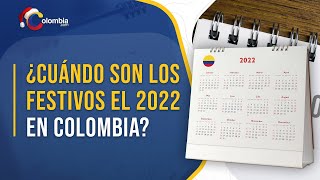 Días Festivos en Colombia 2022 [upl. by Burra777]