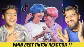 BTS VMIN TIKTOK Compilation Reaction [upl. by Annadal]