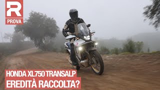 Honda XL750 Transalp  Prova  come va in strada e in offroad la nuova adventure media di Honda [upl. by Tseng]