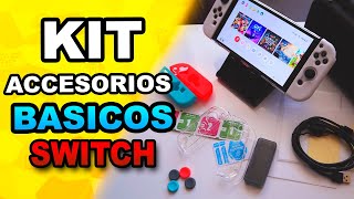 Kit de ACCESORIOS BASICOS para Nintendo Switch OLED de Amazon [upl. by Ahsiena]