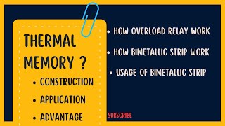 what is thermal memoryBimetal application and importance in electrical protection switchgears [upl. by Ennaear535]