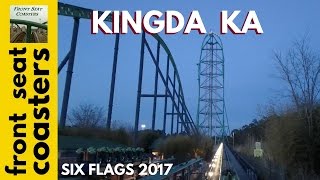 Kingda Ka POV HD Front Seat OnRide 2017 Six Flags Great Adventure quotWorlds Tallest Roller Coasterquot [upl. by Teddman]