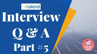 FAQ 1 Talend Interview Questions And Answers PART 1 ➡ Talend Interview Questions Scenarios [upl. by Gardal]