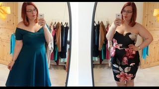 CUTE TRENDY PLUSSIZE TRYON HAUL Missguided Boohoo amp In the Style Curve [upl. by Henriques]