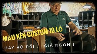 KÈN CUSTOM PHƯƠNG PHẠM Tar Filled Horn  ĐỐI TÁC cho củ TAD 4001 JBL 375  ALTEC 288C [upl. by Terag]