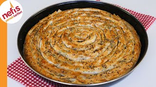 Ispanaklı Börek Tarifi  Nasıl Yapılır [upl. by Meehsar]