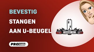 Hoe bevestig je de bevestigingsstangen aan de Ubeugel van ProUser Diamant SG2 [upl. by Ekusuy]