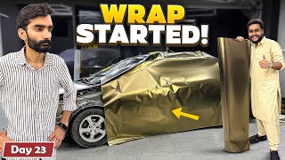 Modifying Honda Civic in 30 Days Day 23  Wrap Started [upl. by Eisenberg324]