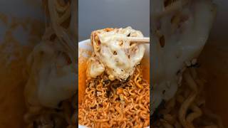 gorgonzola pizza cheese buldak ramen asmr koreanfood [upl. by Ahsieni483]