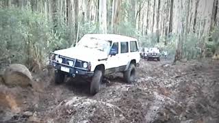 Ford Maverick offroad Australia  Nissan Patrol GQ [upl. by Eelyahs32]