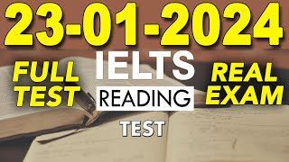 IELTS Reading Practice Test 2024 with Answers  23012024 [upl. by Delle]