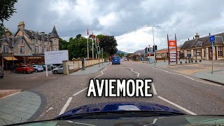 Aviemore Town Drive Cairngorms 🚘  Scotland 🏴󠁧󠁢󠁳󠁣󠁴󠁿 [upl. by Brufsky215]