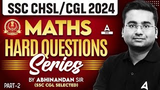 SSC CGLCHSL 2024  SSC CGLCHSL Maths Important Questions  Maths By Abhinadan Sir2 [upl. by Faus]