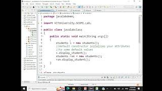 Java  Constructors  Default and Parameterized  Constructor Overloading Demo [upl. by Austen]