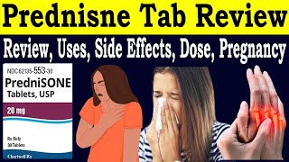 Review Prednisone 20 mg tablet  Prednisolone 20 mg tablet uses in hindi  Uses Side Effects Dose [upl. by Cirilla]