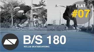 BACKSIDE 180 OLLIE SKATEBOARDING TUTORIAL 70 [upl. by Eboj655]