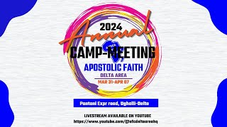 2024 CAMPMEETING  REVIVAL SERVICE 04042024 [upl. by Llerrej]