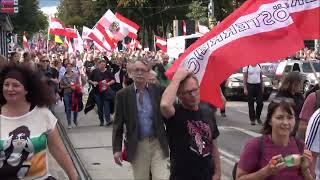 Demo Wien 100922  AuftaktDemo quotAlle Erwartungen übertroffenquot [upl. by Arney]