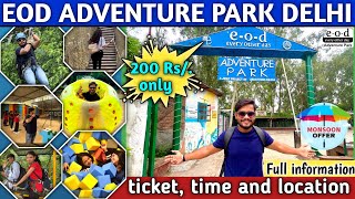 EOD Adventure Park Delhi I EOD Adventure Park Mayur Vihar ticket price 2024 I EOD Trampoline Park [upl. by Lipman165]