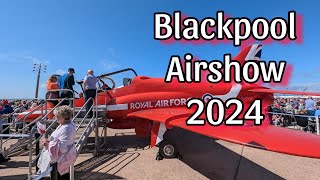 Blackpool Air Show  Red Arrows and more  August 2024 [upl. by Ottavia]