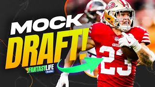 Fantasy football mock draft The first 7 rounds with the 1 overall pick [upl. by Sawtelle]