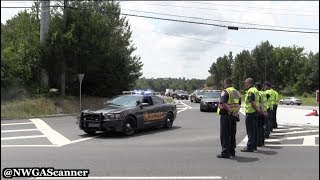 Murray County Sheriff Deputy Jailer Michaela Elizabeth Smith Funeral Procession EOW 732019 [upl. by Hoes]