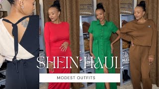 2024 SHEIN TRENDY MODEST OUTFITS TRY ON HAUL SHEINtrendy sheinforall LoveShein ad [upl. by Euphemiah809]