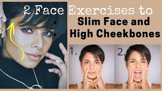 Face exercises to SLIM FACE and HIGH CHEEKBONES How To Reduce FACE FAT [upl. by Anav]