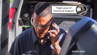 A Day in the Life of a Crown Forklift Service Technician Mike in Sacramento [upl. by Leod]