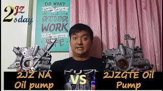 2JZ 2sday 3 Differences of 2jz NA and GTE Oil pump [upl. by Jacy]