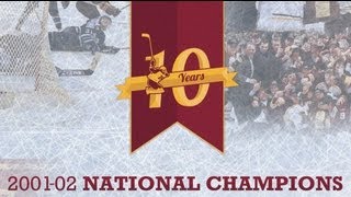 Tribute Video 2002 Gopher Hockey National Champs [upl. by Dnomar]