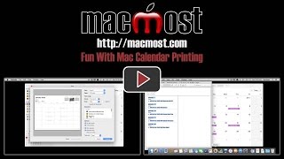 Fun With Mac Calendar Printing 1163 [upl. by Feucht457]