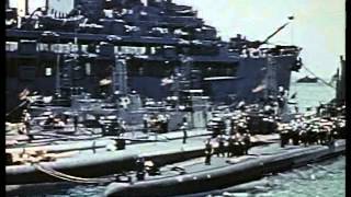 World War II Submarine Warfare  rare footage [upl. by Yclehc]