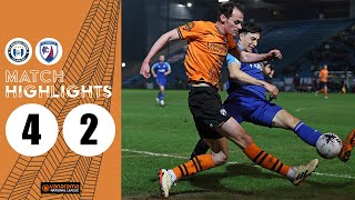 HIGHLIGHTS  FC Halifax Town 4 2 Spireites [upl. by Freudberg]