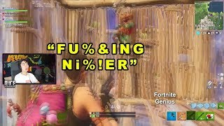 Ricegum says the N word on stream  Ricegum Playing without a Ghost Player [upl. by Ellesig]