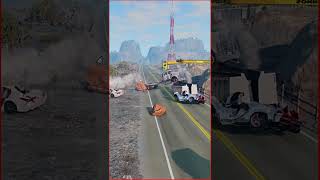 Cars Vs Giant pit car supercars subscribe shorts gaming cars funny short beamngdrive 221 [upl. by Notse]