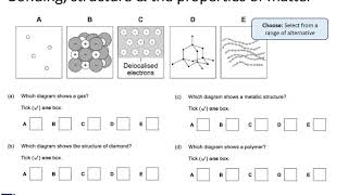 AQA GCSE Exam Paper 1 Topic 2 Bonding structure and the properties of matter [upl. by Philan]