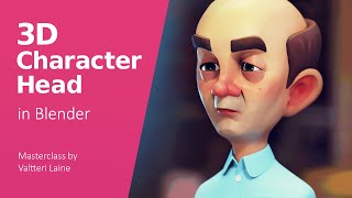 3D Character Head in Blender [upl. by Adelina]