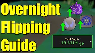 Make 10M a DAY while OFFLINE  OSRS Overnight Flipping Guide [upl. by Laved]