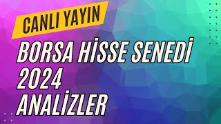 CANLI YAYINDA HİSSE SENEDİ ANALİZLERİ  CANLI hisse Borsa fon Analiz [upl. by Aillil]