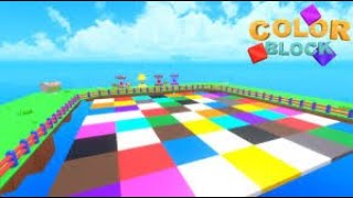 Playing Roblox Color Blocks [upl. by Milstone]